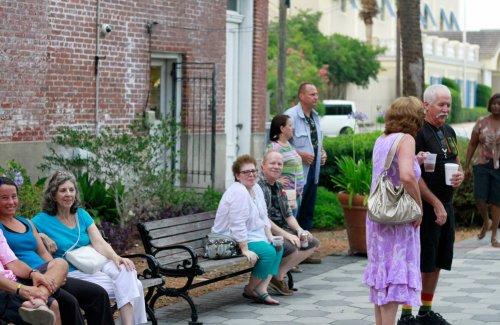 Residents in Downtown Square