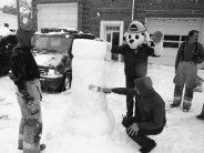 1989 - Snow storm, firemen and sparky