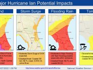 Hurricane Ian Impact Map - Jacksonville National Weather Service
