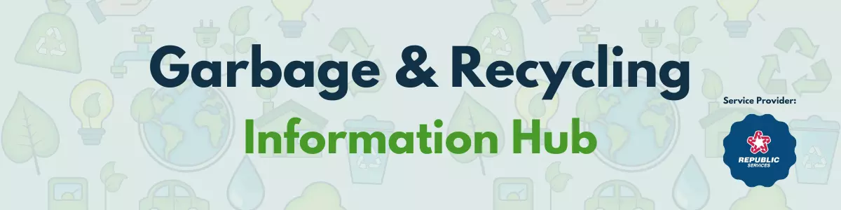 Garabage and Recycling Banner