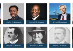 Banner showing previous Mayors