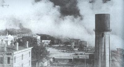 1896 Fire that at the port warehouse that destroyed over half of downtown businesses.